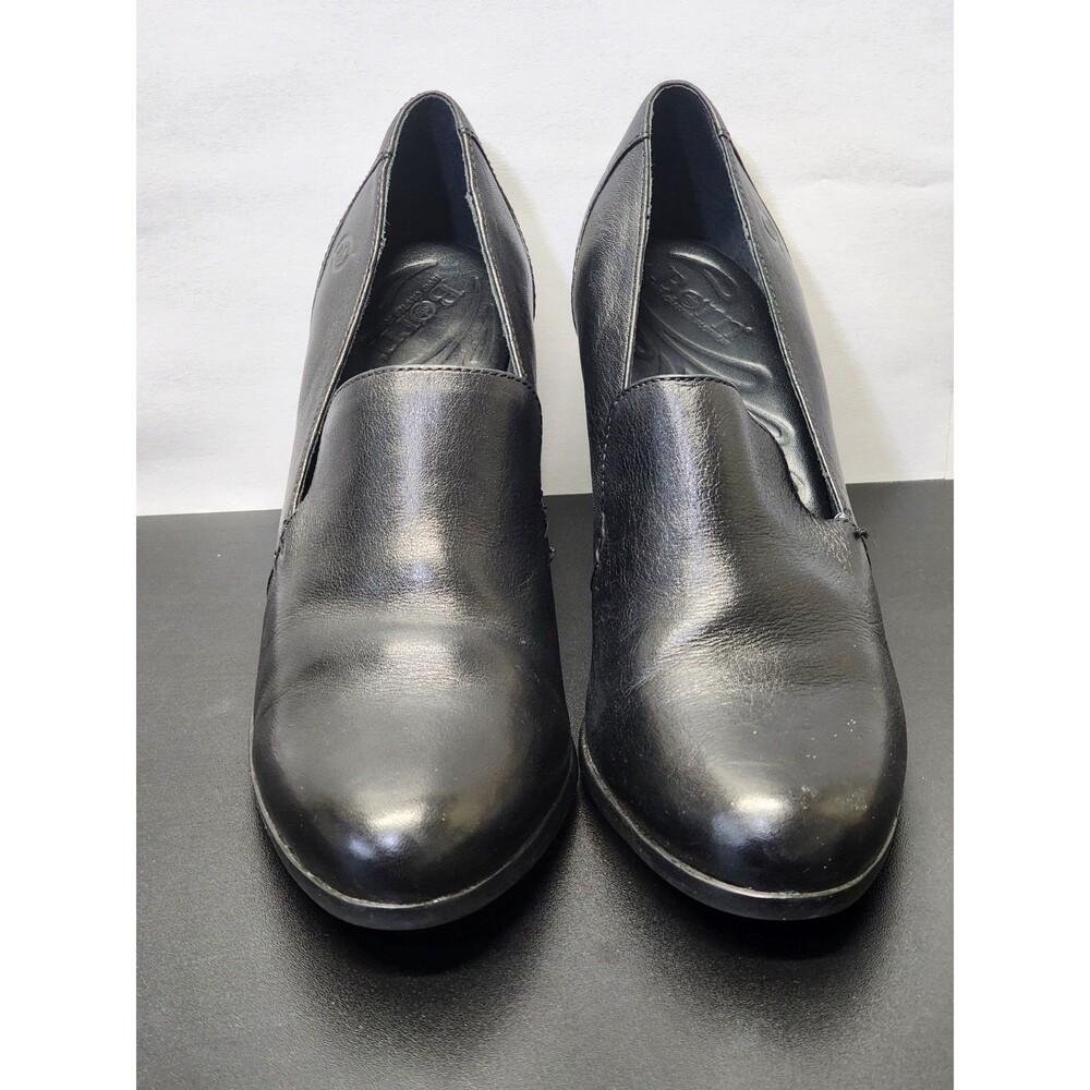 Born Shoes Women's size 9M Black Leather casual Mary Jane Booties
